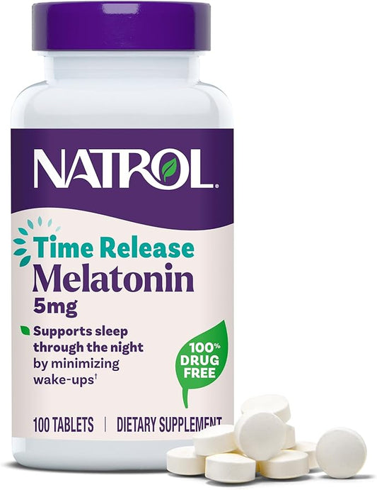 Natrol Melatonin 5mg – Time Release (100 Tablets)