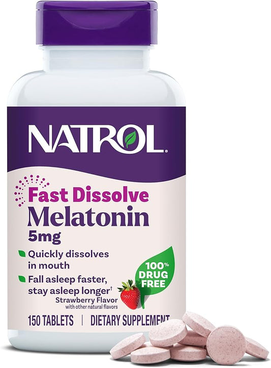 Natrol Melatonin 5mg – Fast Dissolve (150 Tablets)